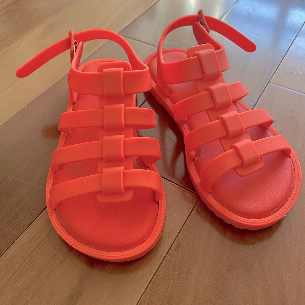 Mel by Melissa sandals in neon orange